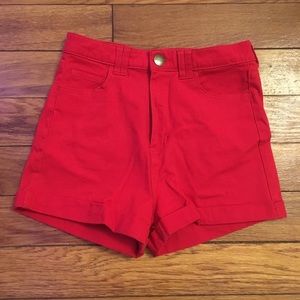 Bluenotes Red High-rise shorts, size S